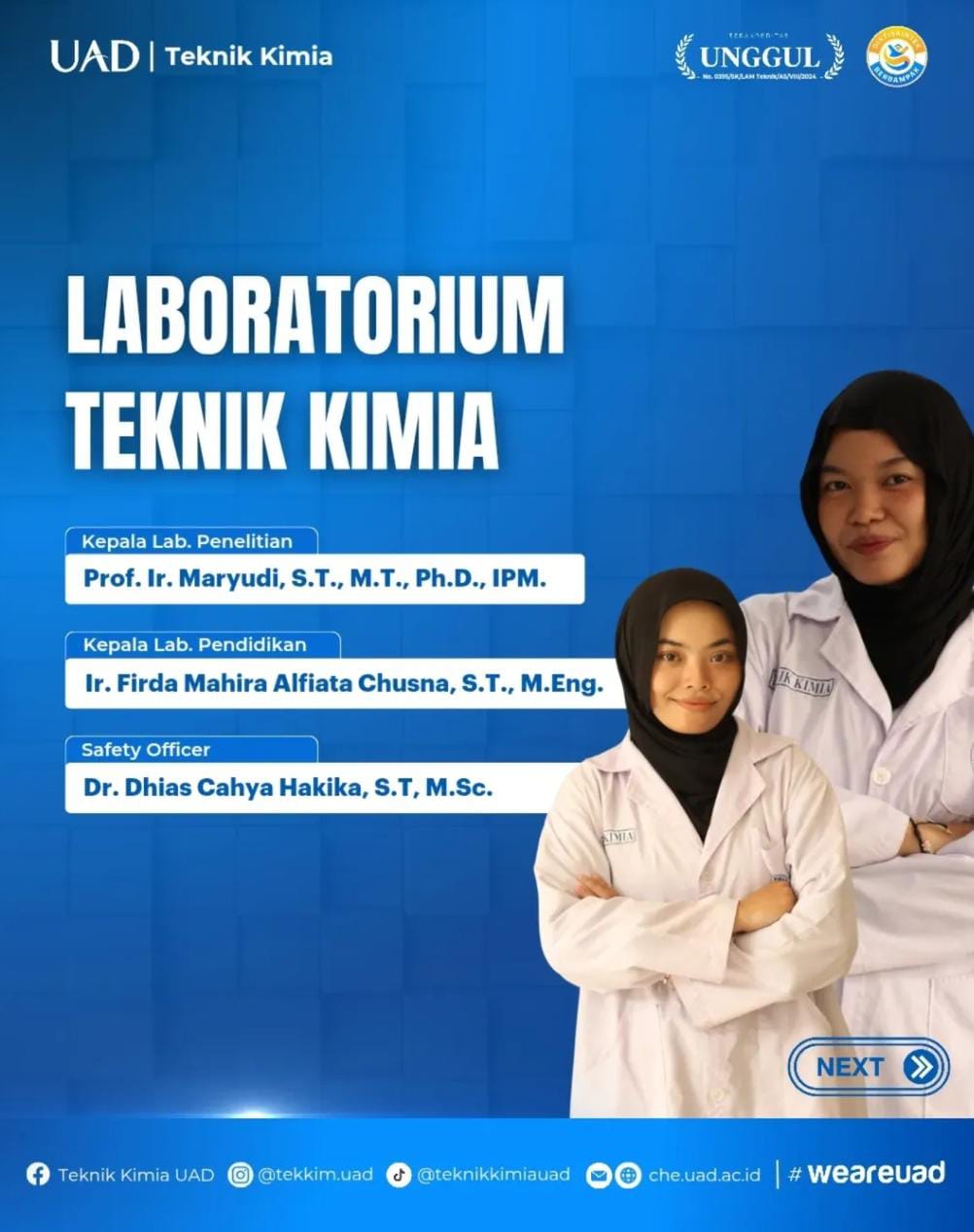 Alur Perizinan Laboratorium Teknik Kimia UAD - Teknik Kimia