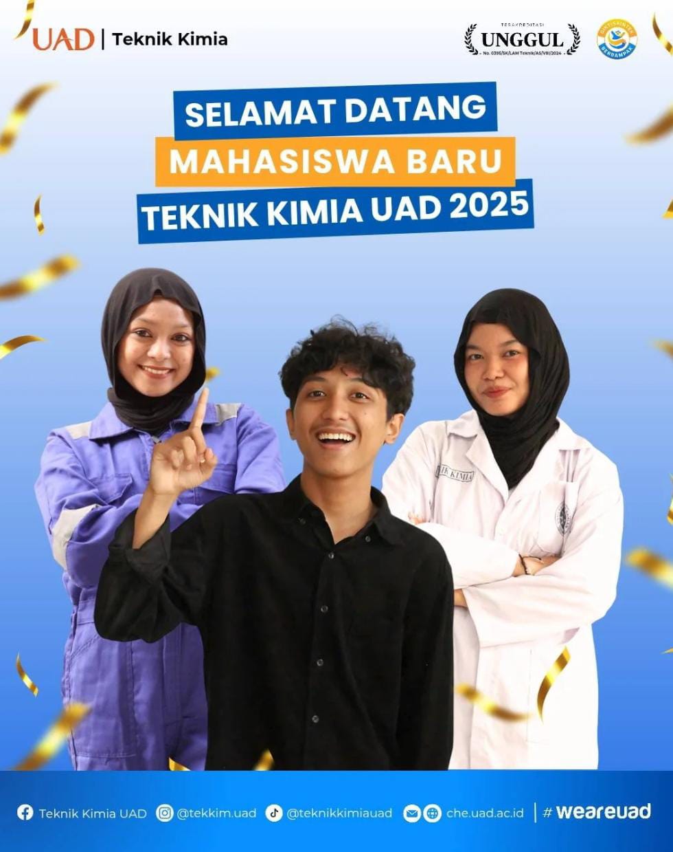 SELAMAT DATANG MAHASISWA BARU TEKNIK KIMIA UAD 2025 - Teknik Kimia