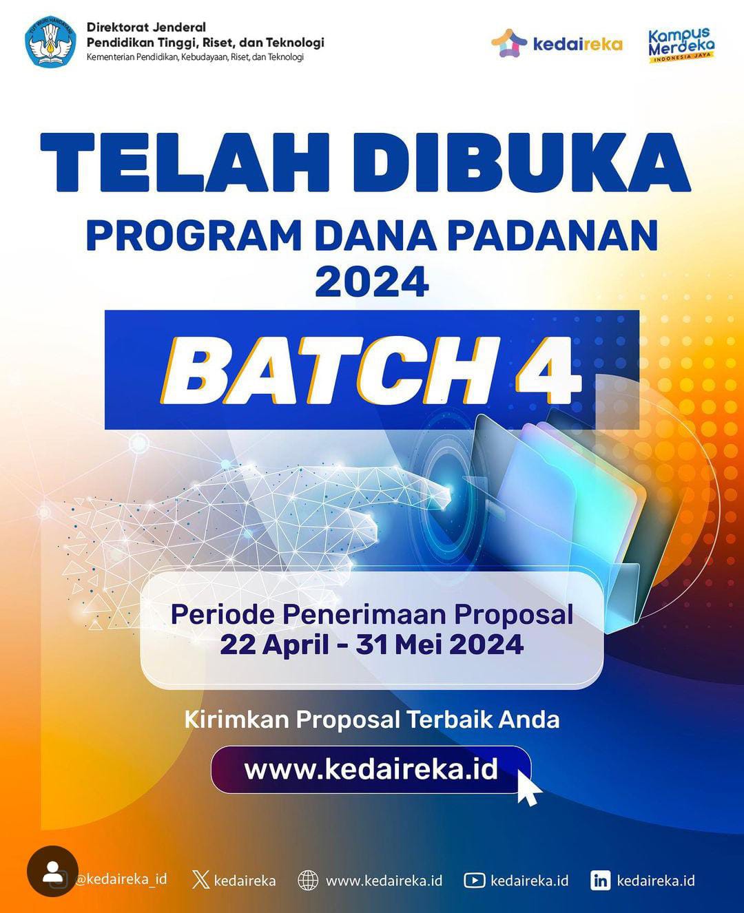 Call for Proposal PDP 2024 Batch 4 - Teknik Kimia